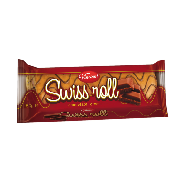 Vincinni Cake swiss roll Chocolat 150g   1*16